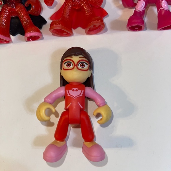 PJ Masks Frog Box Owlette Gekko Amaya Connor Greg Figures Lot 3" - Picture 8 of 9